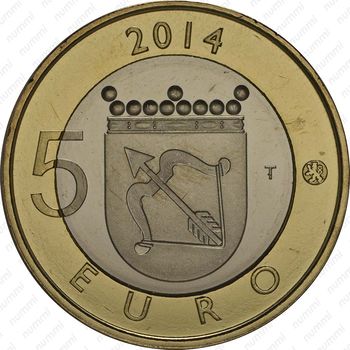5 евро 2014, Саво - Реверс