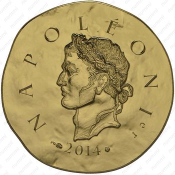 50 евро 2014, Наполеон I - Реверс