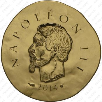 50 евро 2014, Наполеон III - Реверс