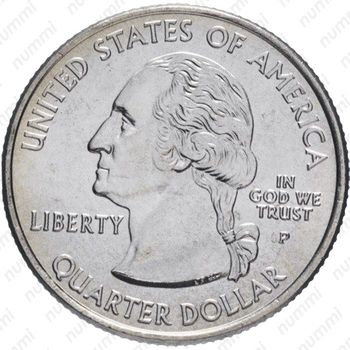 25 центов 2008, P, знак монетного двора "P" - Филадельфия, знак монетного двора "P" - Филадельфия, знак монетного двора "P" - Филадельфия, знак монетного двора "P" - Филадельфия, знак монетного двора "P" - Филадельфия, знак монетного двора "P" - Филадельф - Аверс