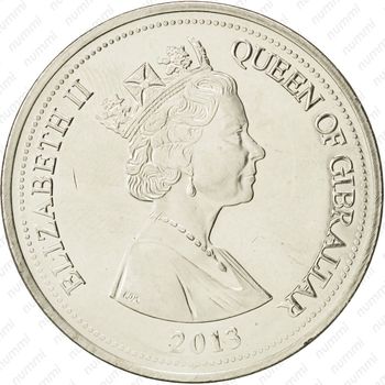 3 фунта 2013, Утрехтский договор - Аверс