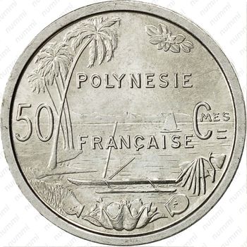 50 сантимов 1965, Французская Полинезия - Реверс