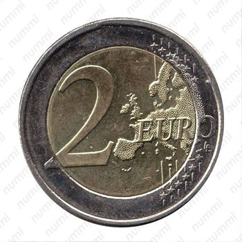 2 евро 2012, регулярный чекан Финляндии - Реверс