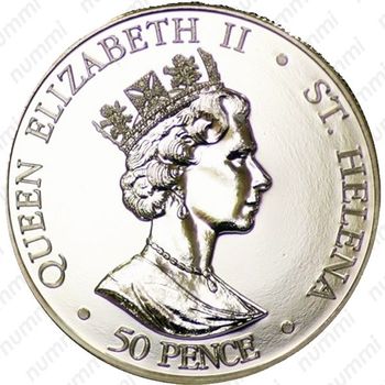 50 пенсов 2001 - Аверс