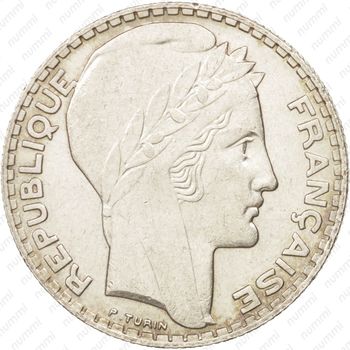 10 франков 1934 - Аверс