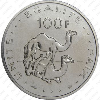 100 франков 1997 - Реверс