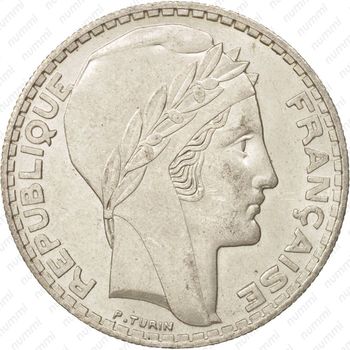 20 франков 1933 - Аверс