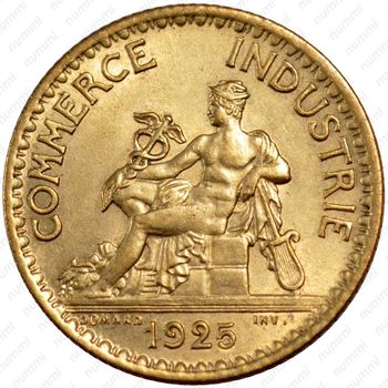 1 франк 1925 - Аверс