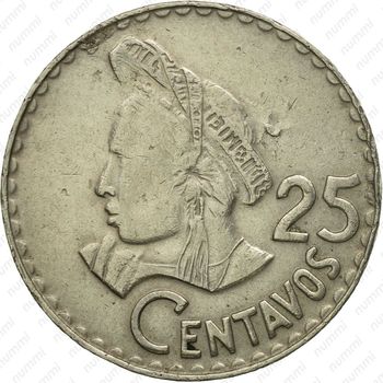 25 сентаво 1971 - Реверс