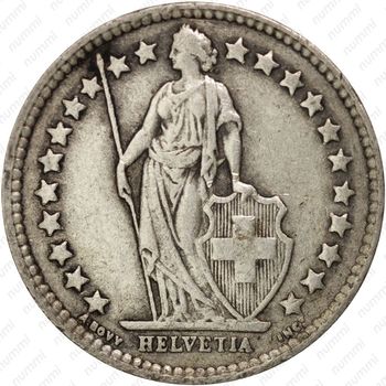 1/2 франка 1943 - Аверс