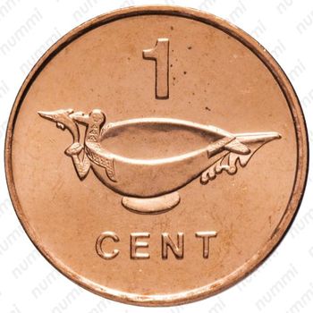 1 цент 1996 - Реверс