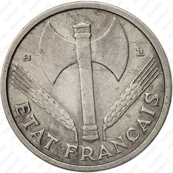 1 франк 1943, В - Аверс