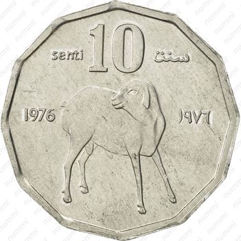 10 центов 1976 - Реверс