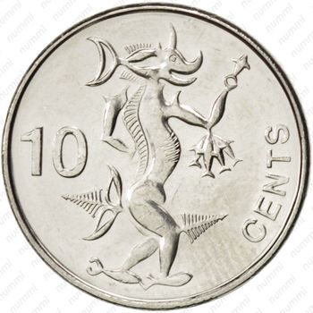 10 центов 2012 - Реверс