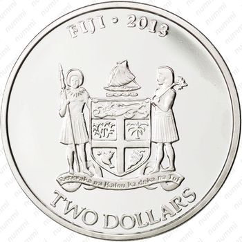 2 доллара 2013 - Аверс