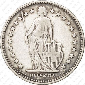 2 франка 1921 - Аверс
