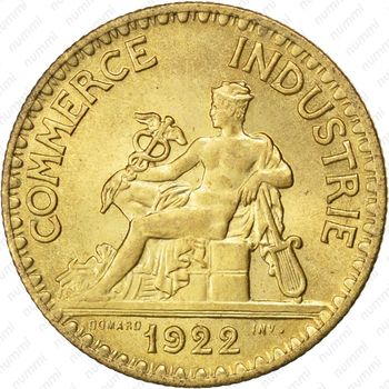 2 франка 1922 - Аверс