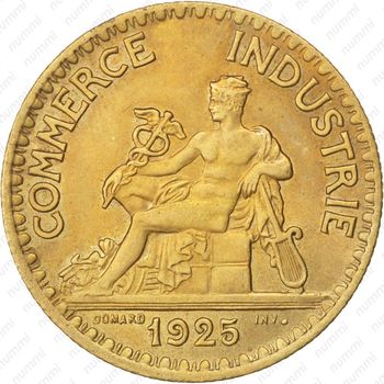 2 франка 1925 - Аверс