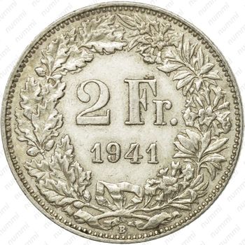 2 франка 1941 - Реверс