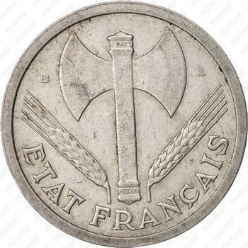 2 франка 1943, B - Аверс