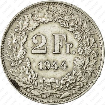 2 франка 1944 - Реверс