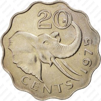 20 центов 1975 - Реверс