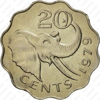 20 центов 1979 - Реверс