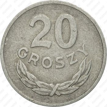 20 грошей 1961 - Реверс