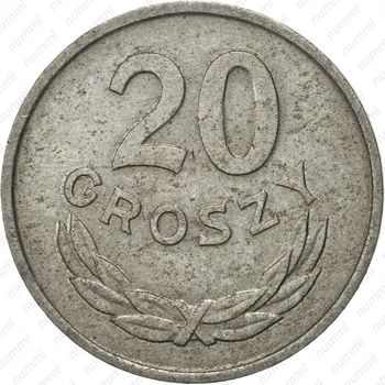 20 грошей 1965 - Реверс