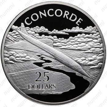 25 долларов 2003, Конкорд - Реверс