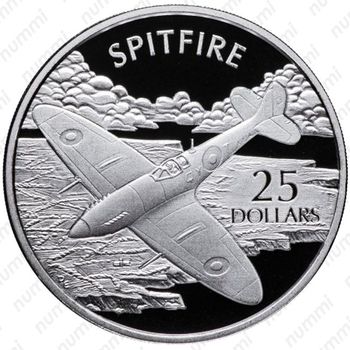 25 долларов 2003, Spitfire - Реверс