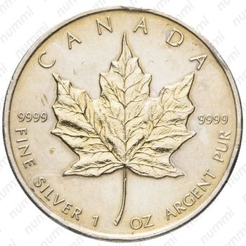 5 долларов 2007, Канада - Реверс