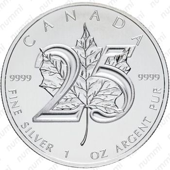 5 долларов 2013, Канада - Реверс