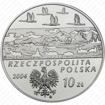 10 злотых 2004, Чекановский - Реверс
