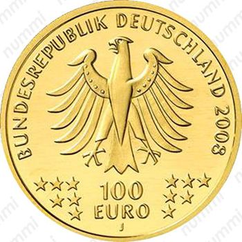 100 евро 2008, Гослар Германия - Аверс