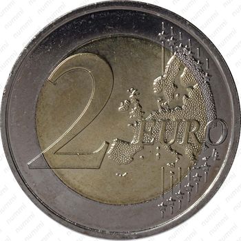 2 евро 2012, 500 лет независимости Монако - Реверс