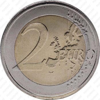 2 евро 2012, Вильгельм IV Люксембург - Реверс