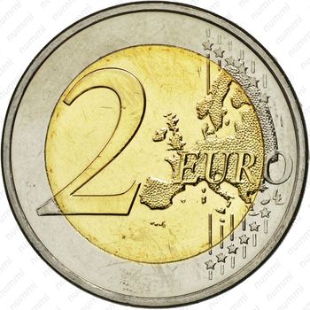 2 евро 2015, герцог Анри Люксембург - Реверс