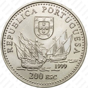 200 эскудо 1999, Дуарте Перейра - Аверс