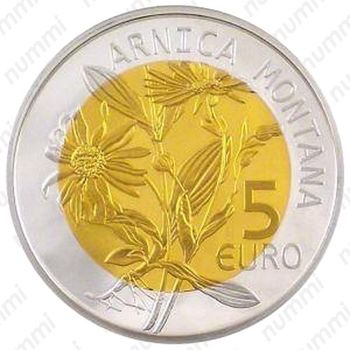 5 евро 2010, Арника Люксембург - Реверс