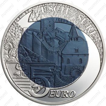 5 евро 2010, Эш-сюр-Сюр Люксембург - Реверс