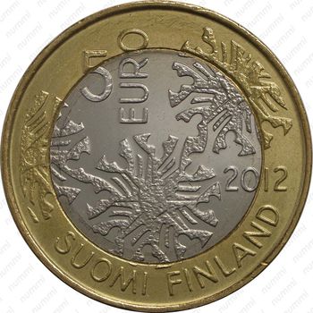 5 евро 2012, фауна Финляндия - Аверс