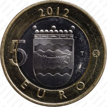 5 евро 2012, Уусимаа Финляндия - Реверс