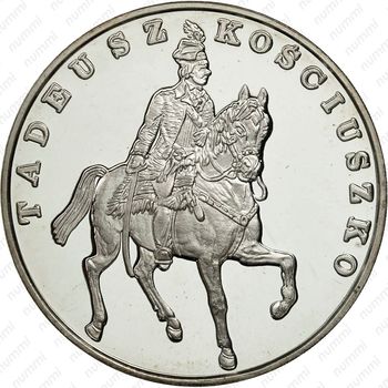 100000 злотых 1990, Костюшко - Реверс