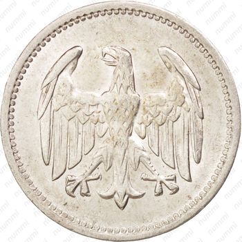 1 марка 1924, A, знак монетного двора "A" — Берлин [Германия] - Аверс
