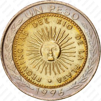1 песо 1996 [Аргентина] - Реверс