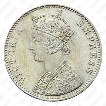 1 рупия 1900, C, знак монетного двора: "C" - Калькутта [Индия] - Аверс