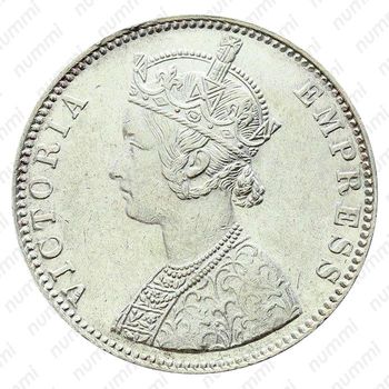 1 рупия 1901, B, знак монетного двора: "B" - Бомбей [Индия] - Аверс