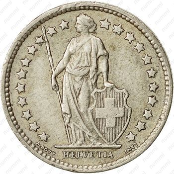 1/2 франка 1962 [Швейцария] - Аверс