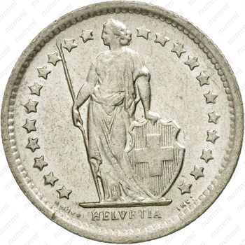 1/2 франка 1965 [Швейцария] - Аверс